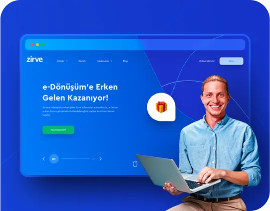 Zirve Yazılım website home page